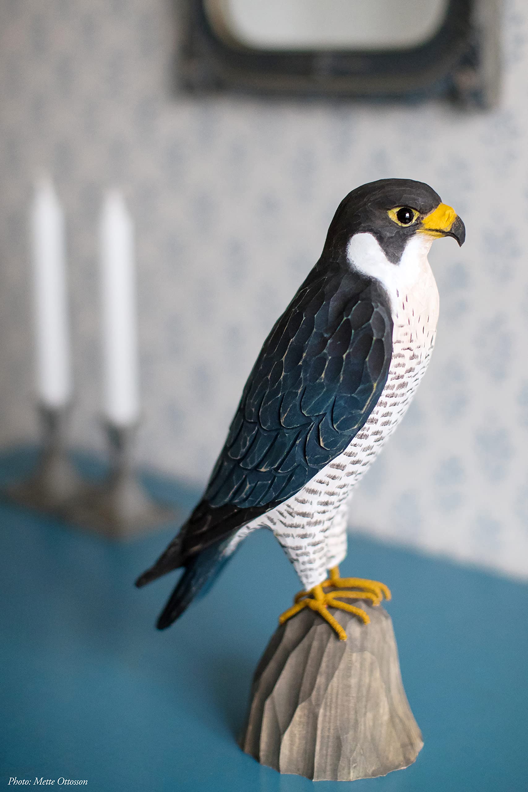 Wildlife Garden WG465 - Figura decorativa de pájaro de madera