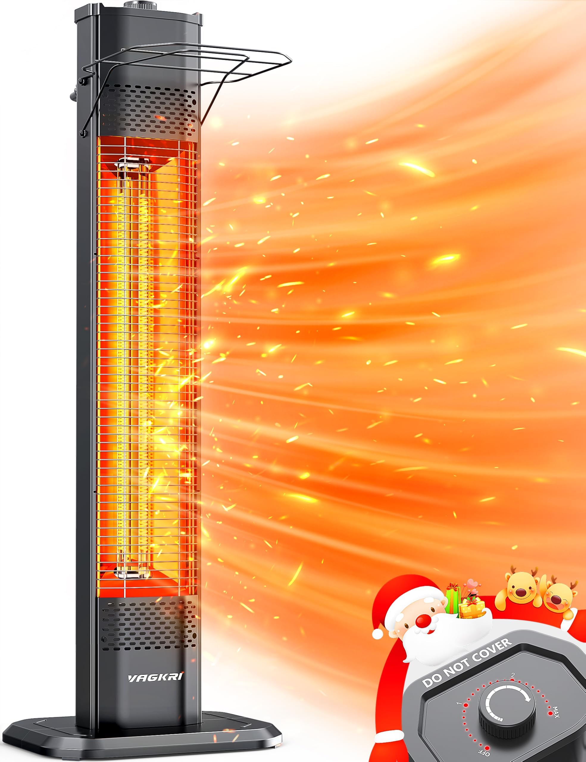 Amazon.com: Pasapair 42" Outdoor Patio Heater - 1500W Infrared Tower ...