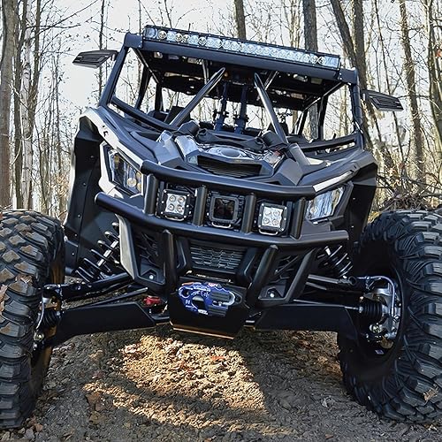 Miniatura 7 de Nilight UTV - Espejos laterales de aluminio X3, espejo retrovisor mejorado con ajuste de 360 grados, compatible con Can Am Maverick X3 Turbo R 2016