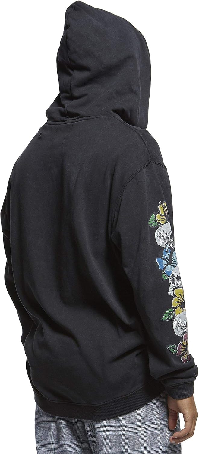 Quiksilver Acid Sun Fleece Pullover Hoody in Black - Medium