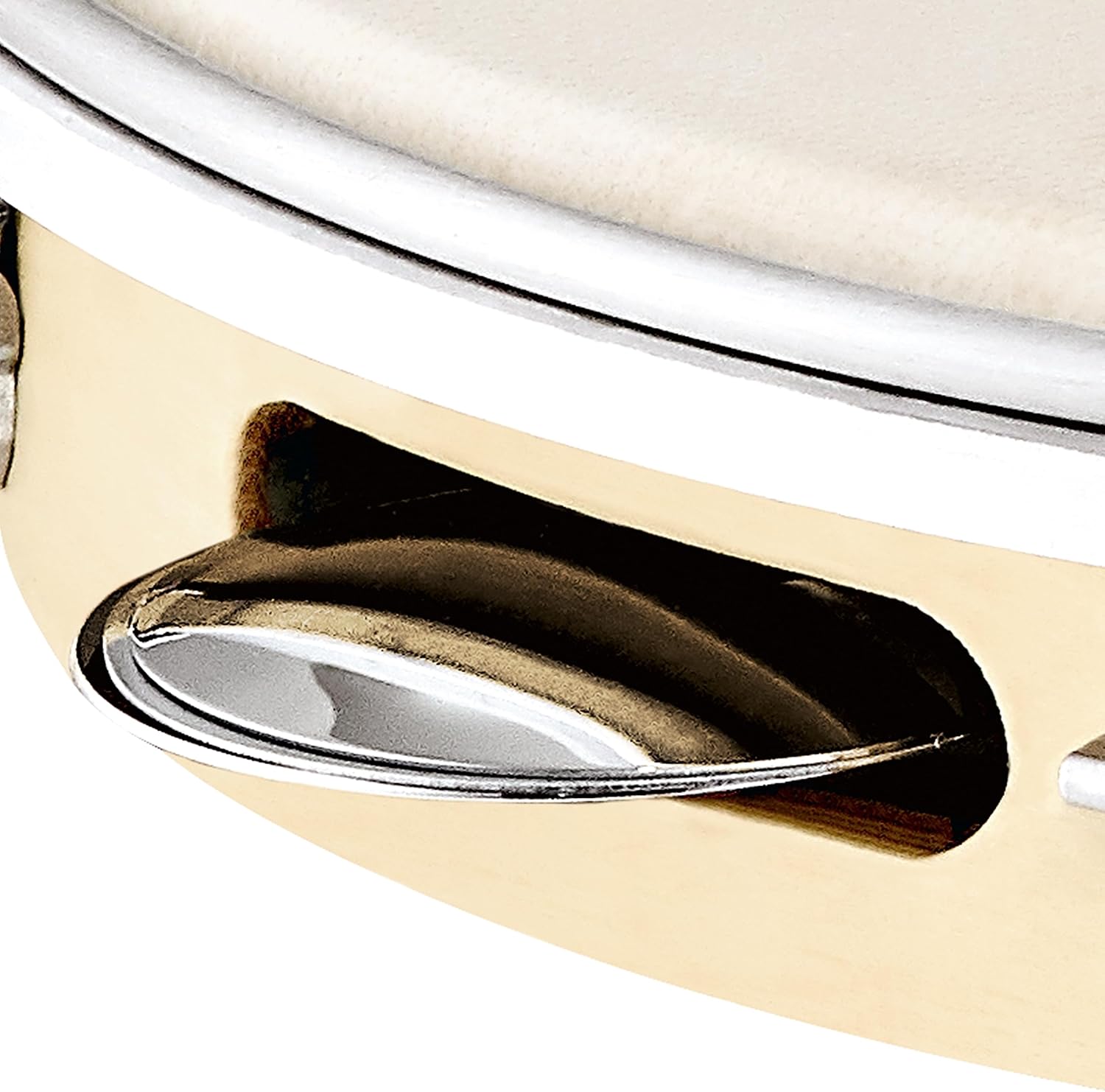 Meinl Percussion Pandeiro with Poplar Wood, 10” — NOT MADE IN CHINA — Hand Selected Goatskin Head and Chrome Plated Steel Jingles, 2-YEAR WARRANTY (PA10PW-M)