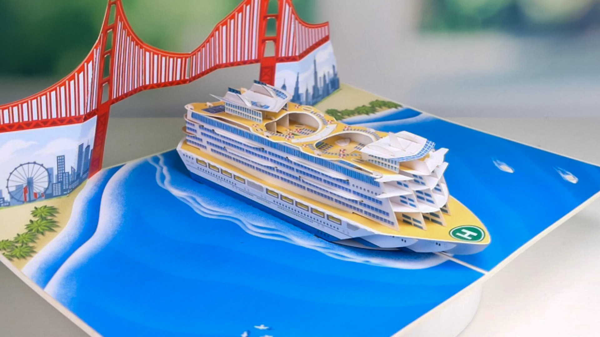 Sweetpopup 3D Pop-Up Karte Meerestiere - Mit Notizkarte Für Persönliche Grüße