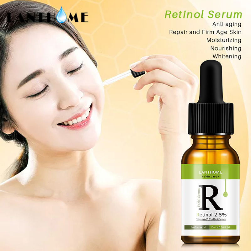 High Strength 2.5% Retinol Face Serum 10ml with Hyaluronic Acid, Vitamin C & E, Anti-Ageing Serum for Fine Lines Wrinkles - Image 2