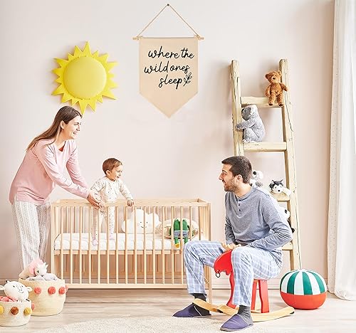 Miniatura 40 de Decoración de anuncio de bienvenida al mundo, regalo de felicitación para recién nacido, regalo de baby shower, decoración de bandera para bebés