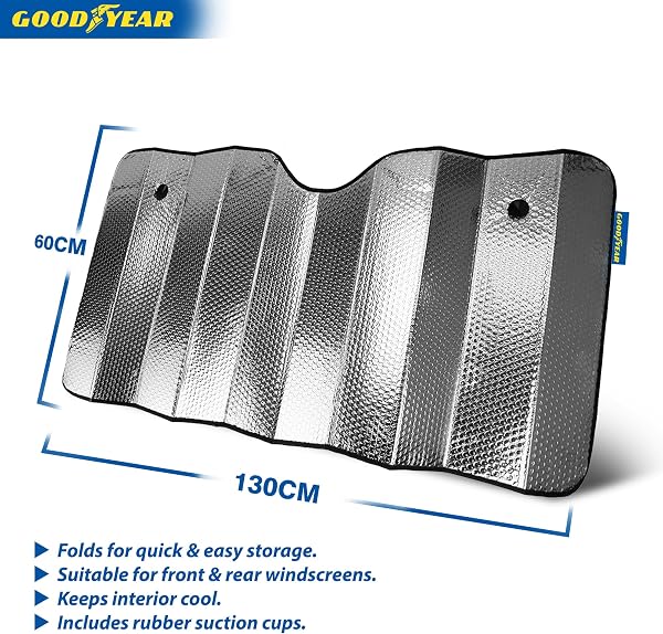 Goodyear Car Folding Sun Reflector - 4