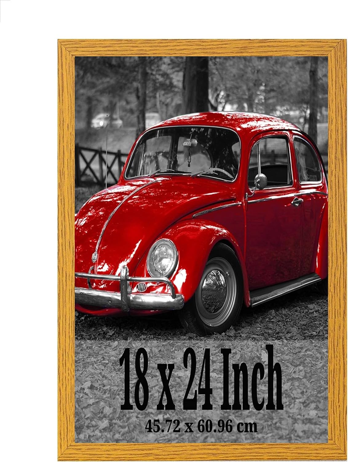A2Z Home Solutions® Extra Large Poster Frame Oak 18 x 24 Inch Frame