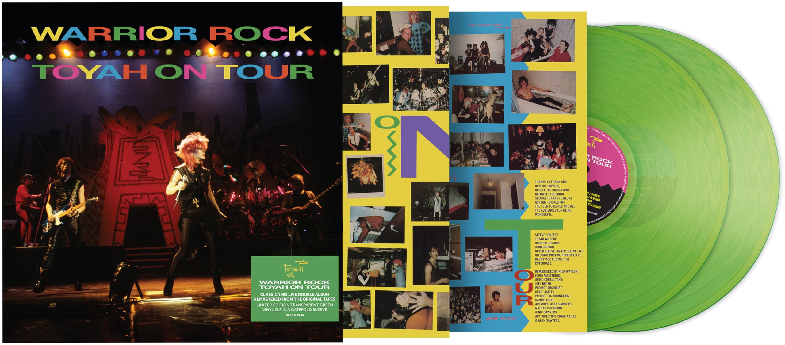 WARRIOR ROCK - TOYAH ON TOUR 2LP TRANSPARENT GREEN VINYL EDITION [VINYL]