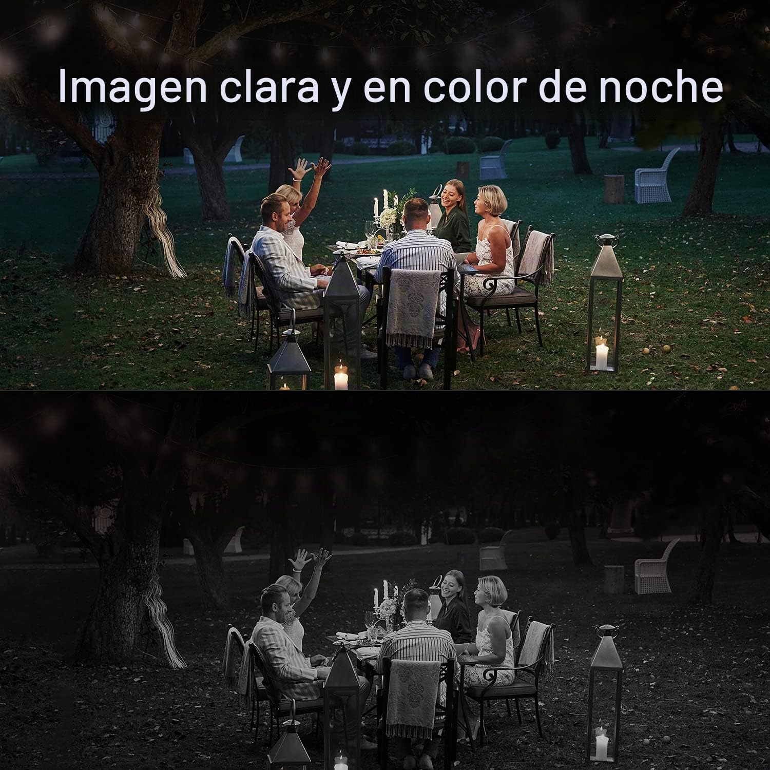 EZVIZ Cámara Vigilancia WiFi Exterior con Iluminación Integrada, 2K+ Cámara con Lámpara de Detección de Personas Almacenamiento eMMC de 32GB, LC3 Floodlight CAM