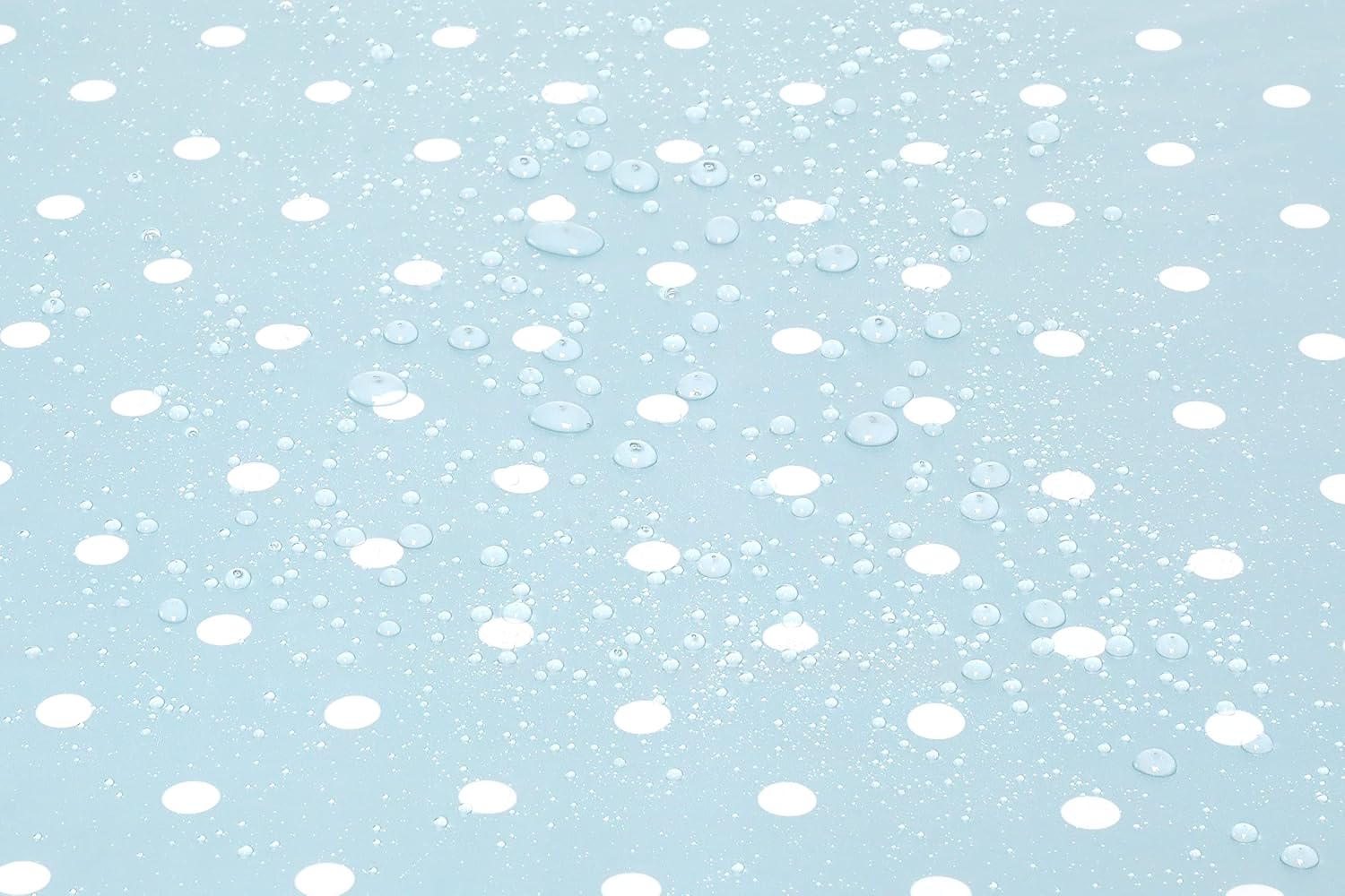 Home Direct Rectangular Oilcloth PVC Wipe Clean Tablecloth Table Cover 140cm x 180cm 55x70 Polka Dot Duck Egg Green Blue - Image 4