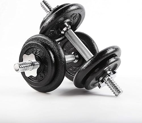 Miniatura 3 de RitFit Juego de pesas, juego de pesas de campanas tontas, mancuernas ajustables, juego de pesas para gimnasio en casa, pesas para ejercicios, juego