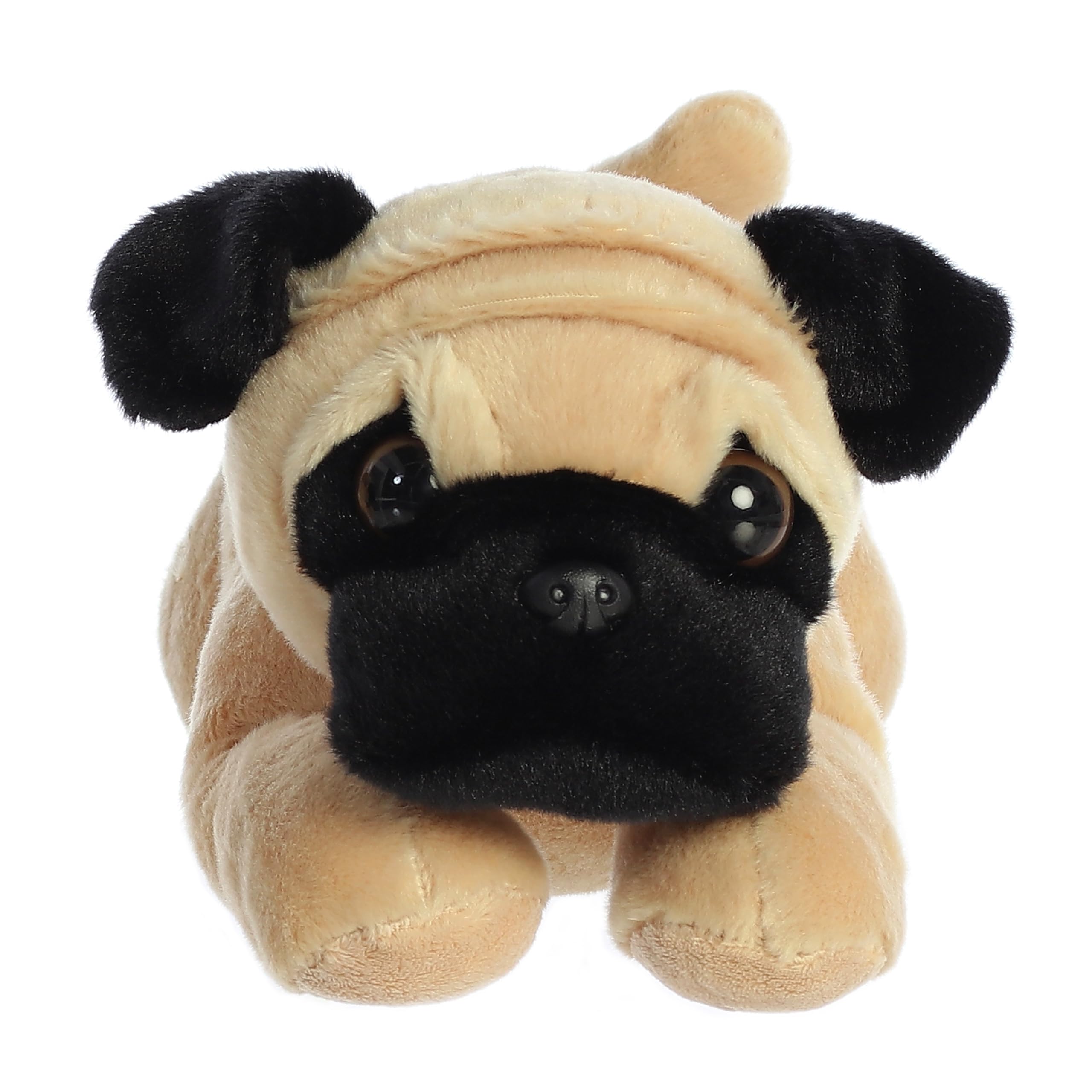 Aurora Flopsie Pug Plush Stuffed Animal – 12-Inch Medium Size, Soft Floppy Dog Toy