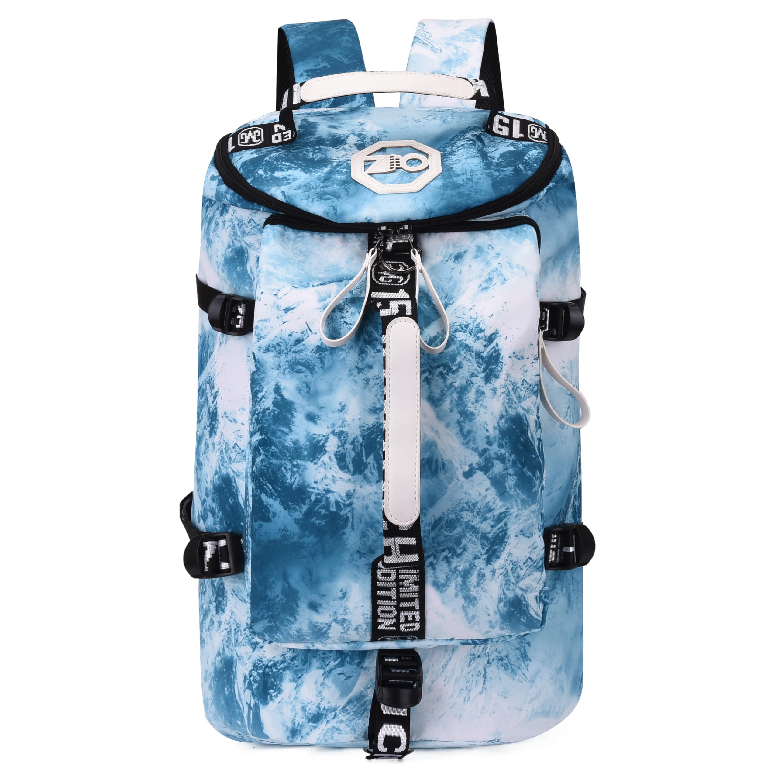 GGOV Duffle Bag suitable Travel Sports Gym Luggage Crossbody Tote bag with Shoe Compartment and Trolley Sleeve Carry on Duffel Bag for Women and Men