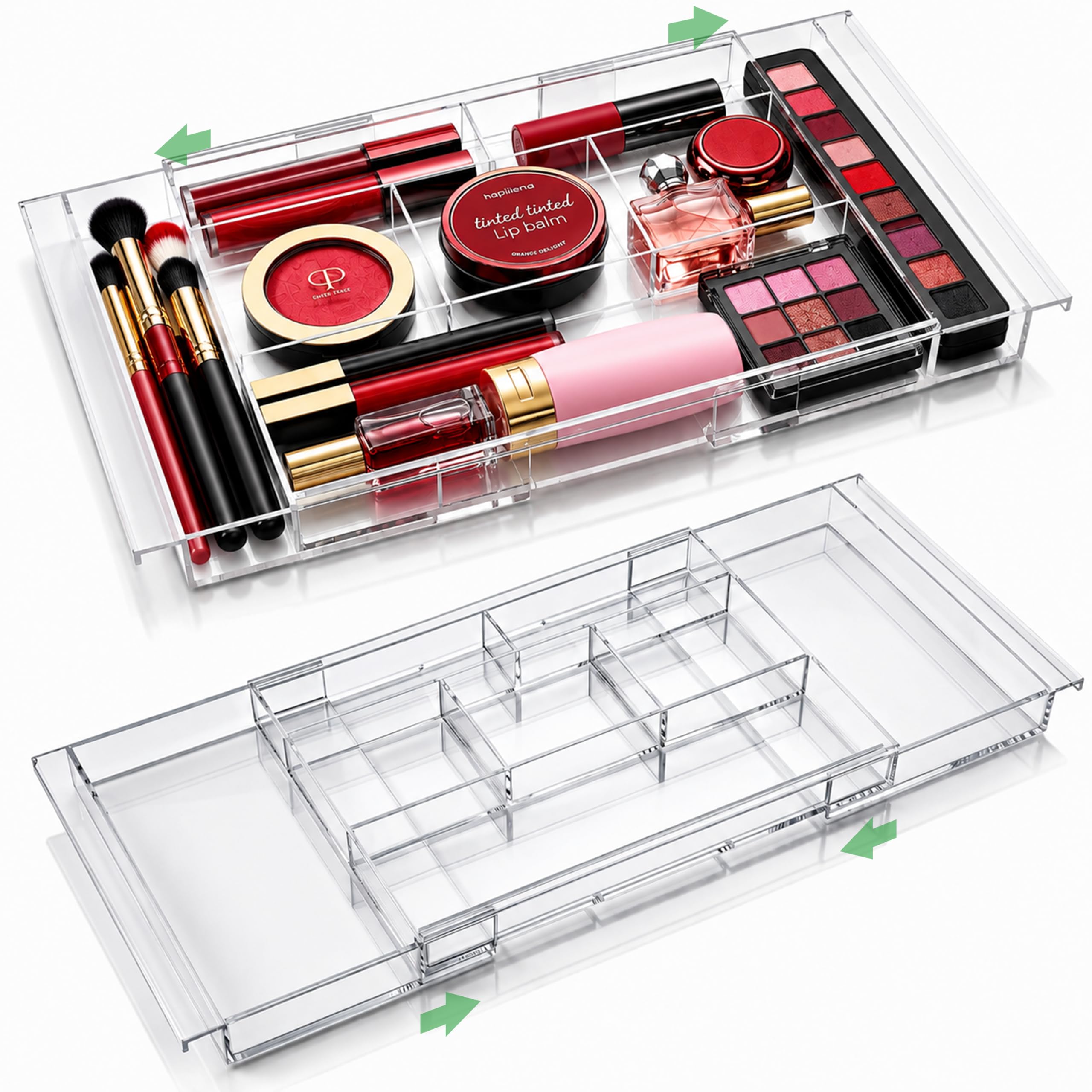 Masirs Expandable Drawer Organizer (Set of 2)