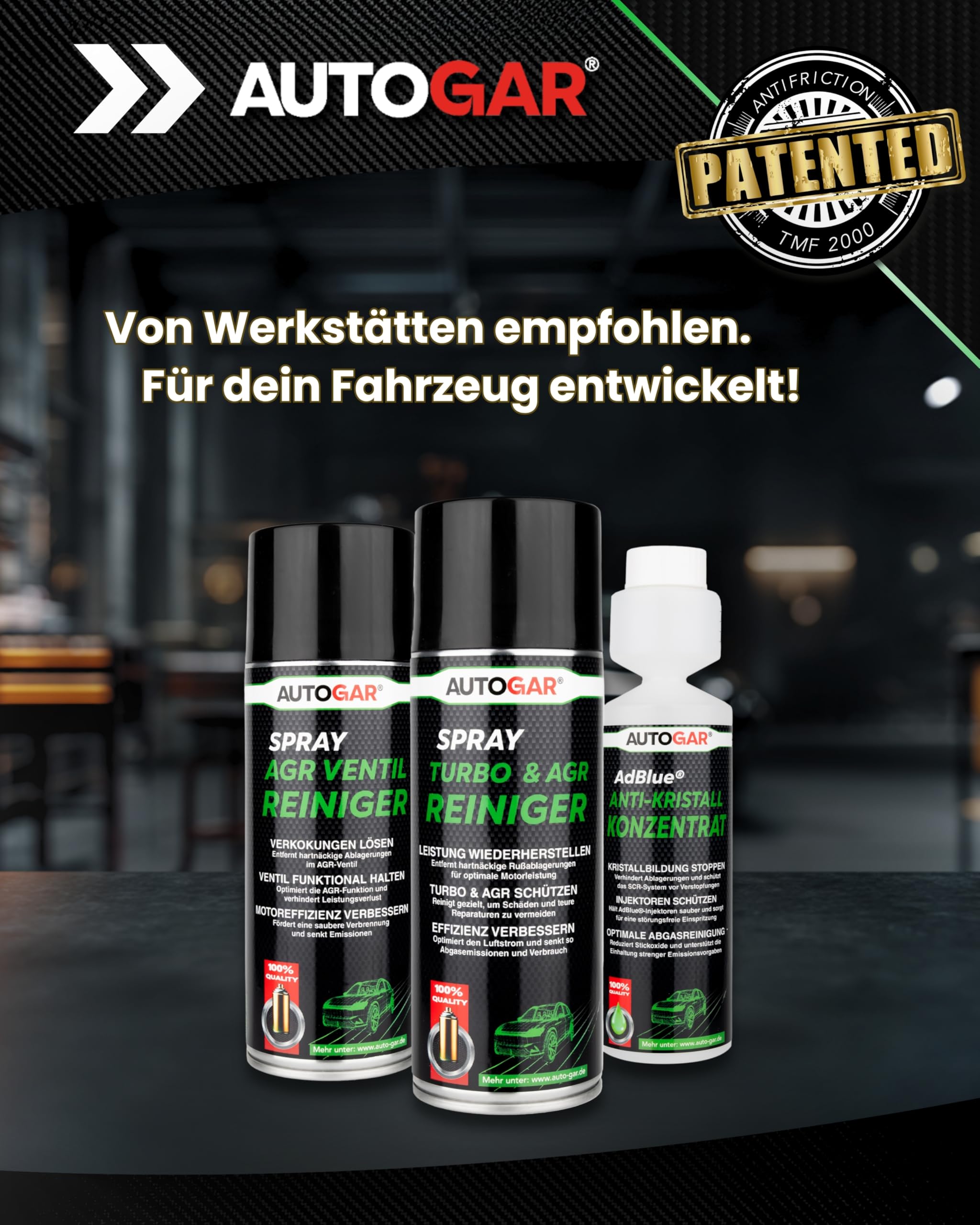 Turbo & AGR Reiniger Spray 400 ml I Ansaugtrakt Reiniger für Diesel I AGR-Ventil & Turbolader von Ruß und Ölkohle befreien I Einfache Anwendung für Werkstatt & DIY