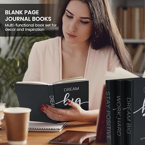 Miniatura 8 de Libros decorativos para decoración del hogar, libros falsos para decoración de mesa auxiliar, decoración de estantes de libros, mesa de entrada,