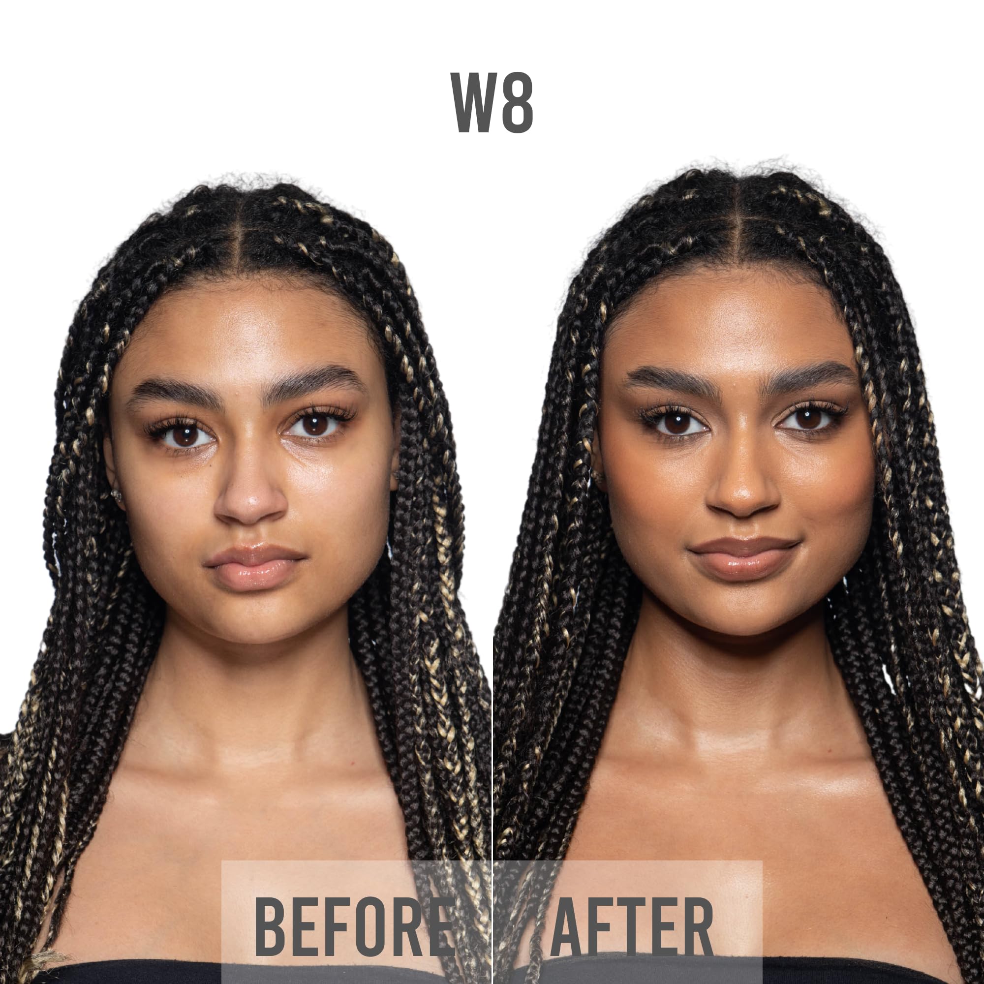 BPerfect Chroma Cover Luminous Foundation - Radiant Filter Finish, Buildable Coverage - Shade 19 - W8 Medium Warm Peach Tone - Image 2