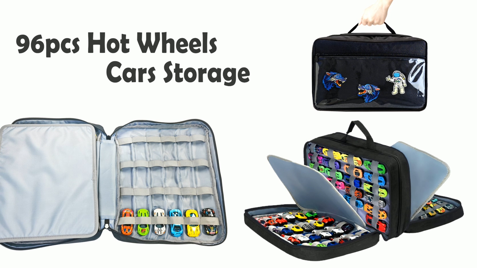 Amazon.com: Mi Ya Mi Lai 96 Toy Cars Storage Case Compatible with