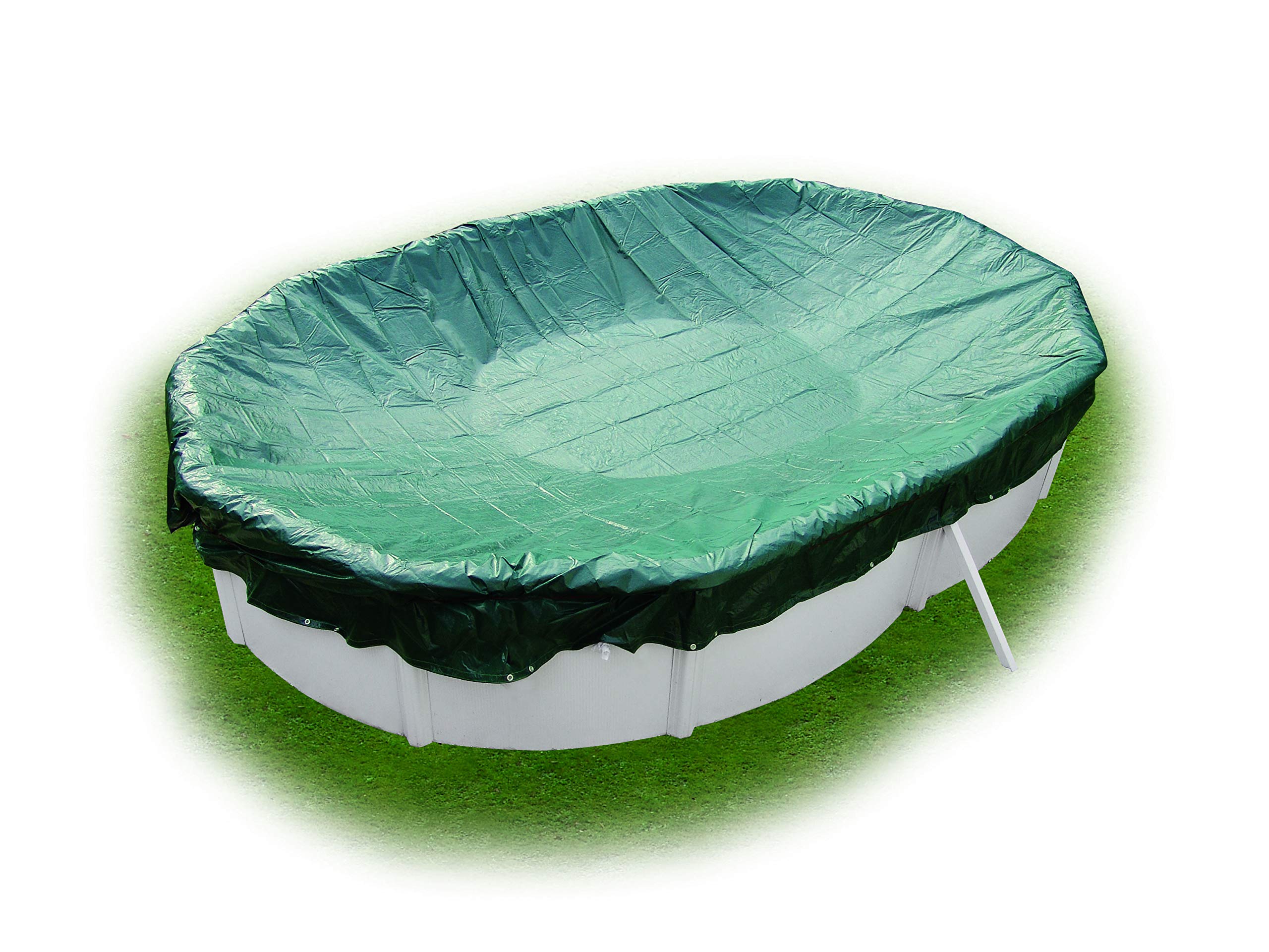 Steinbach – Telo Protettivo per Piscine ovali, Verde, 640 x 360 x 0.1 cm, 036341