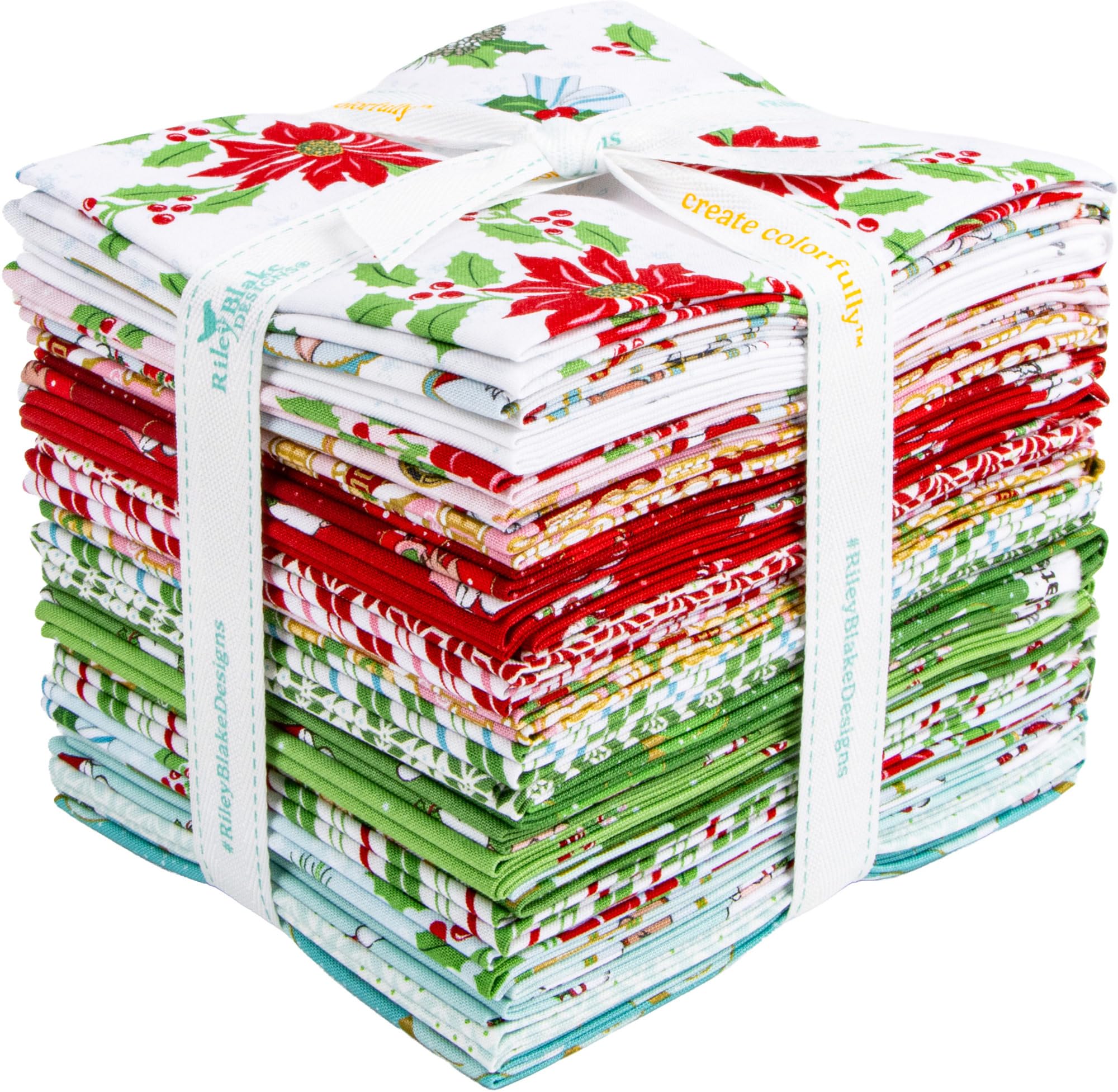 Melissa Mortenson Claus & Co. 24 Fat Quarters Riley Blake Designs FQ-17740-24