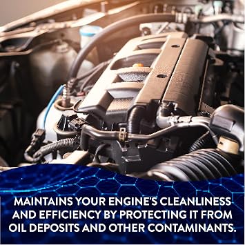AtomOil Oil Additive for Car Engine and Protection | Nano Technology Motor High Mileage Treatment | Atomic Scale Protective Oil Treatment, 16 Oz. Bottle