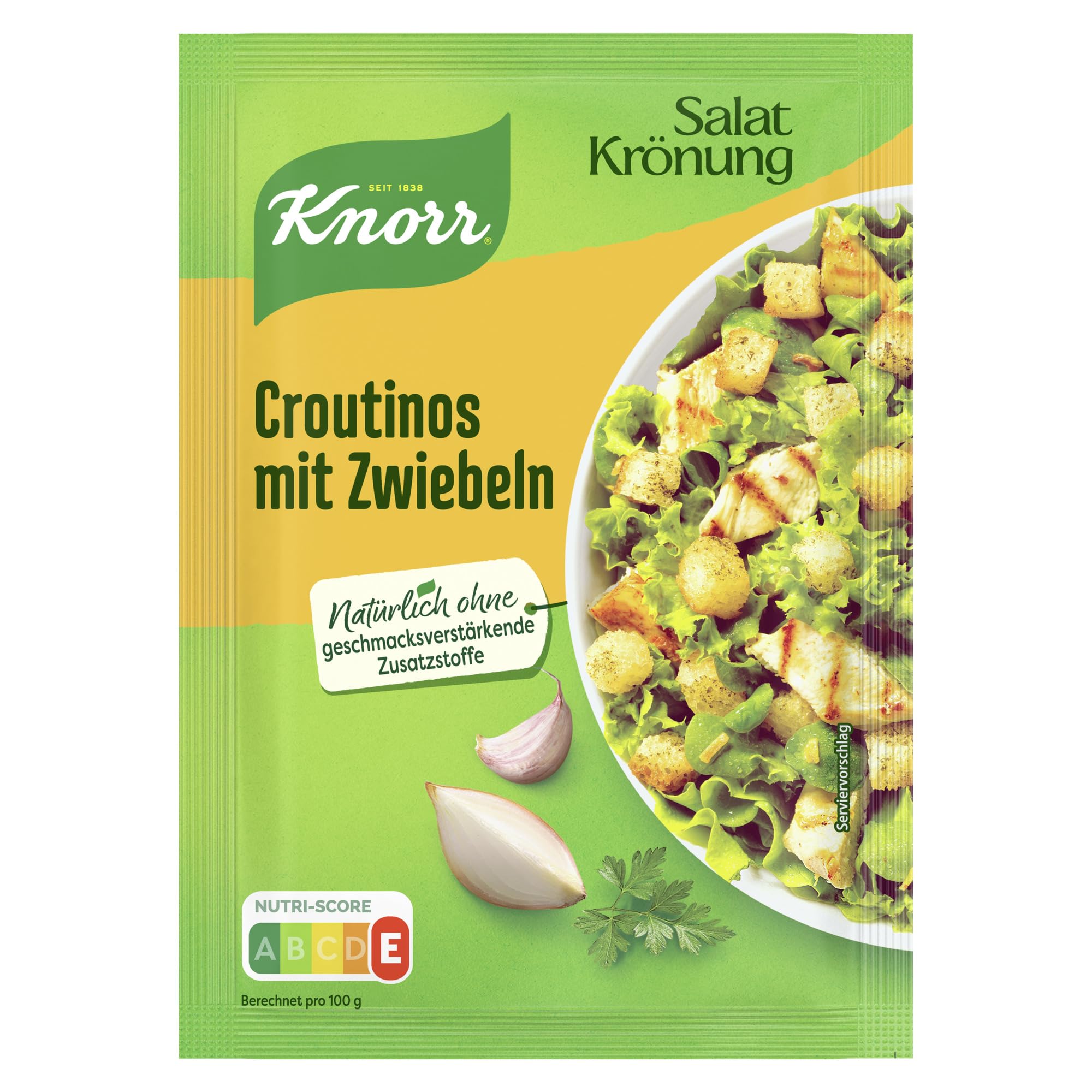 Knorr Croutinos mit Zwiebeln Salatkrönung, für einen leckeren Salat 25 g