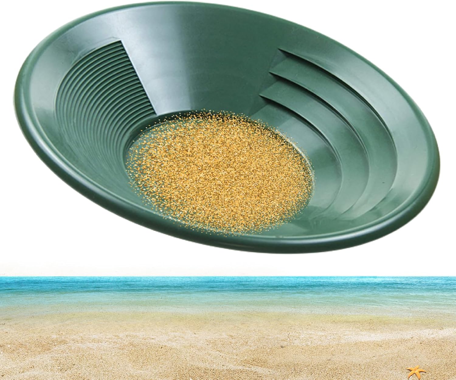 SMELEYOU Metal Detectors, Plastic Gold Panning 14inch Nugget Mining