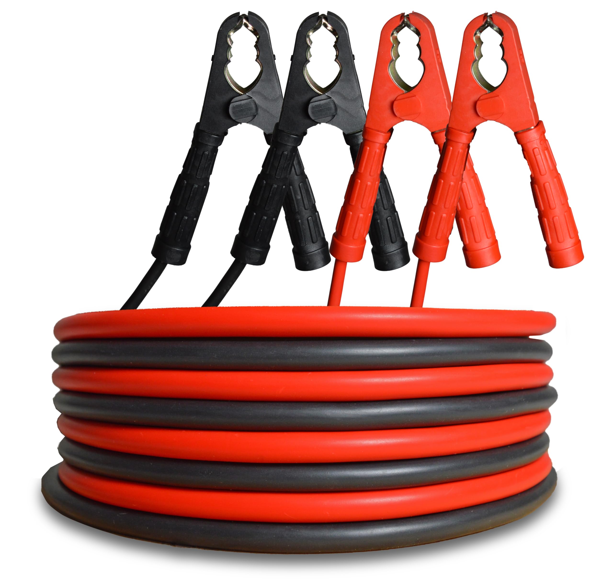 Jump Leads 16mm x 3m - Heavy Duty Fully Insulated Metal Clips - Maypole 352