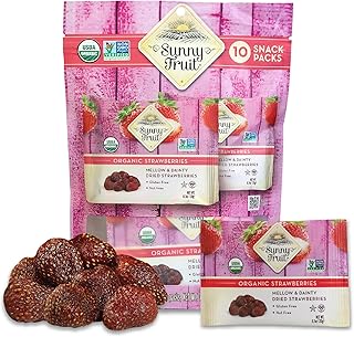 Amazon.co.jp: 【公式】Sunny Fruit 有機ソフトドライフルーツ ストロベリー 200g (20gx10袋) いちご 無添加 トルコ産 (ストロベリー) : 食品・飲料・お酒