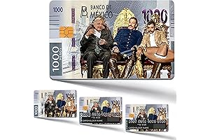 Amlo Peso Card Stickers, Protección y Diseño para Tarjetas