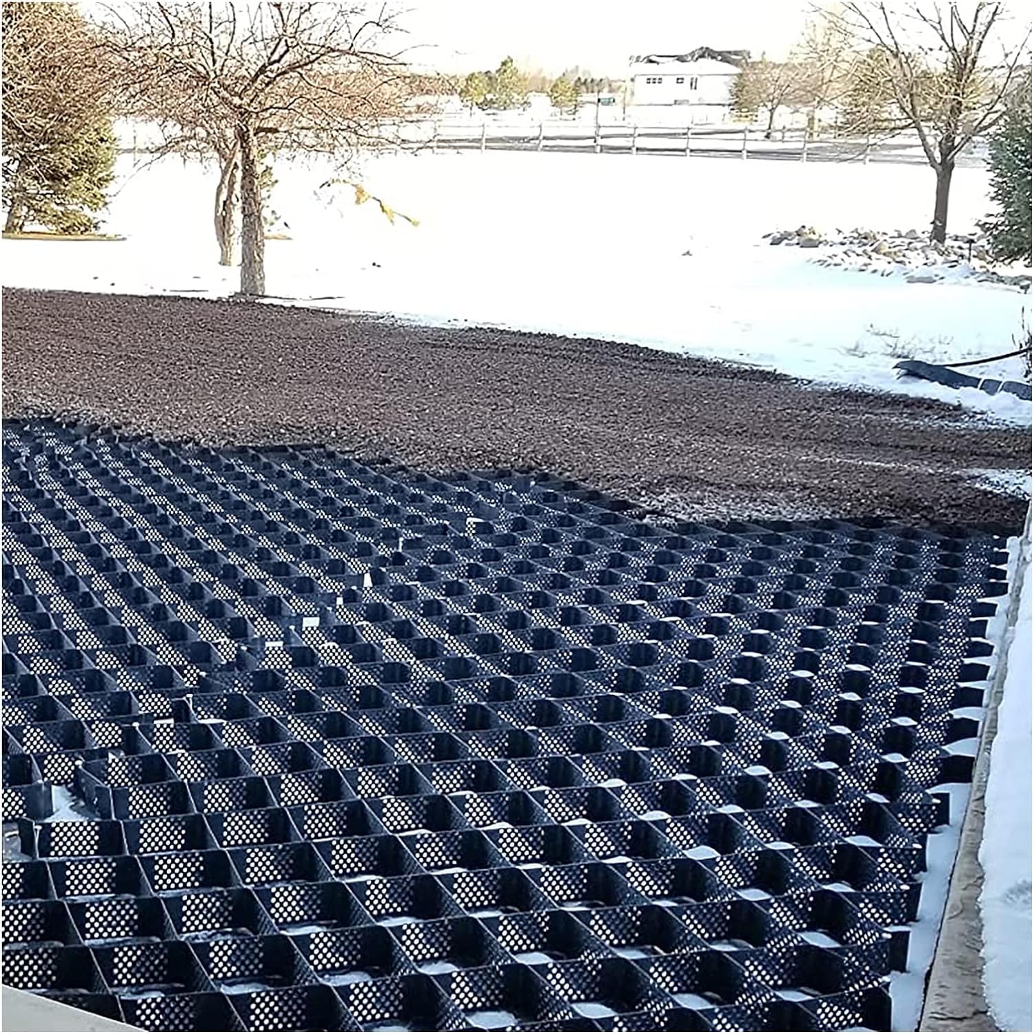 Géogrille pour murs de soutènement et renforcement plateforme ELzEy 6m