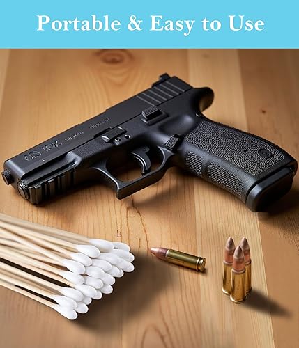 Miniatura 2 de Bastoncillos de algodón para belleza y cuidado personal palillos aplicadores largos con punta de algodón con mango de madera herramienta de limpieza