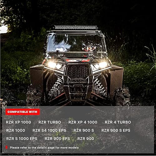 Miniatura 5 de RZR Guardabarros delanteros amplios extendidos compatibles con Polaris RZR XP 1000 4 Turbo S 900 2014-2022 [2881985] - 8.5 pulgadas de ancho