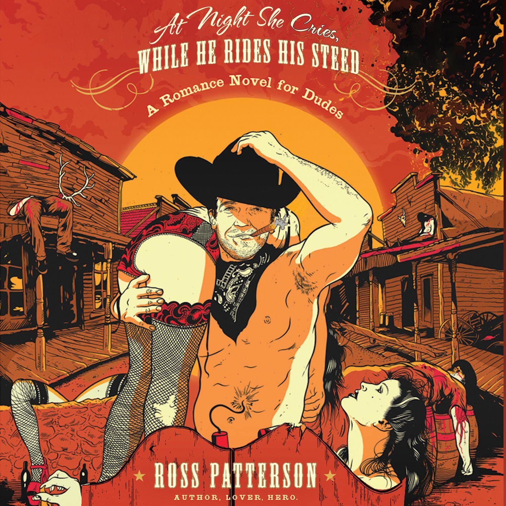 Cover art for At Night She Cries, While He Rides His Steed