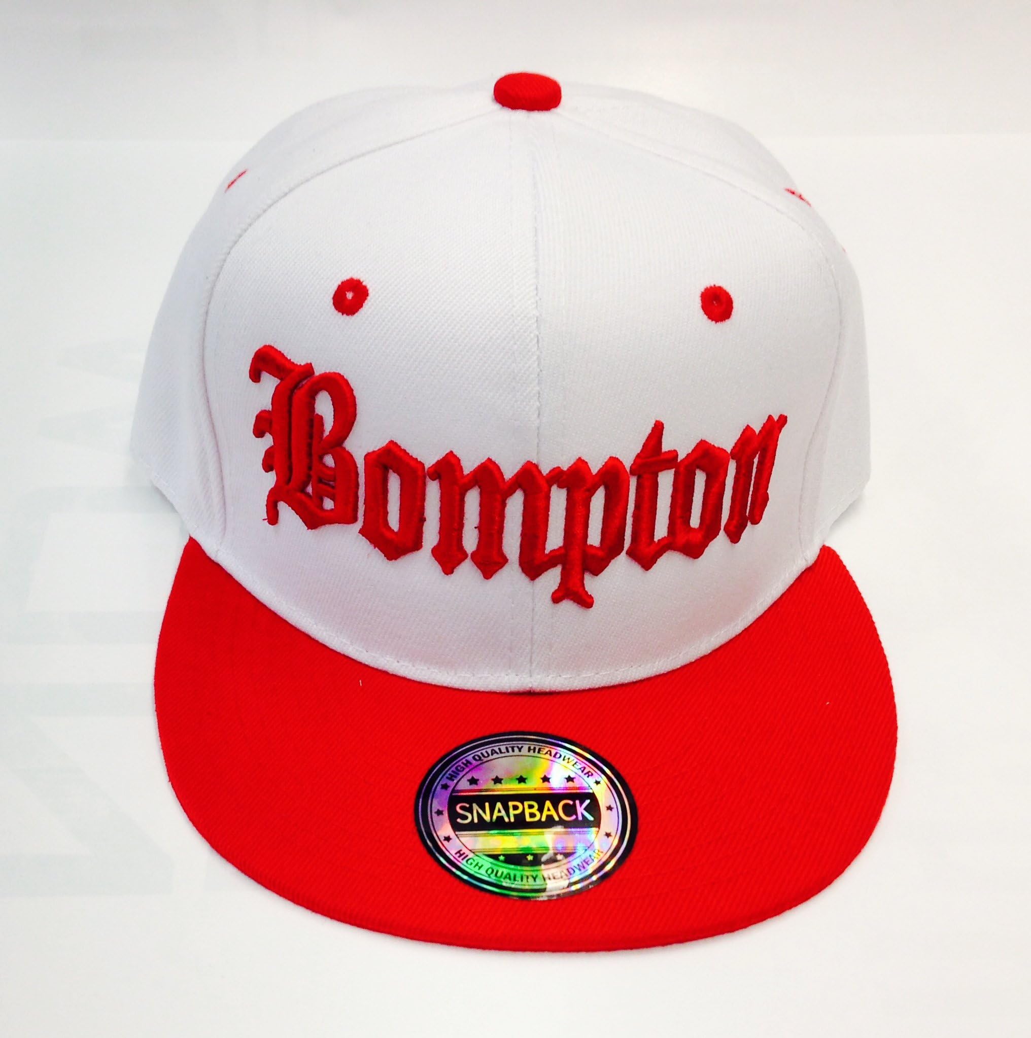 Bompton Snapback (White and Red)