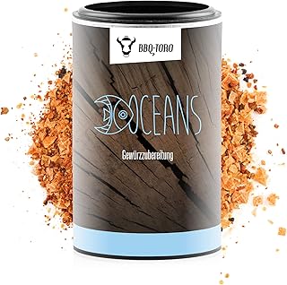 BBQ-Toro "Oceans" | 100 gr. Gewürzzubereitung | Für Fischgerichte und vieles mehr | Fischgewürz, Fischgewürzmischung, Lachsgewürze, Muschelgewürz | Fische, Fischfrikadellen, Makrele, Fish