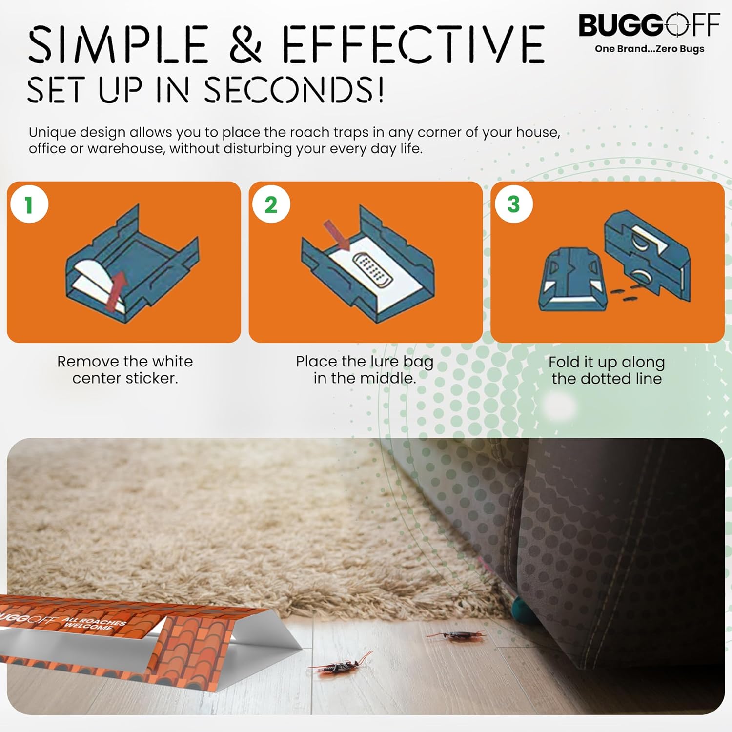 Effective Pest Control: Review of BUGGOFF Roach House Trap 10 Pack
