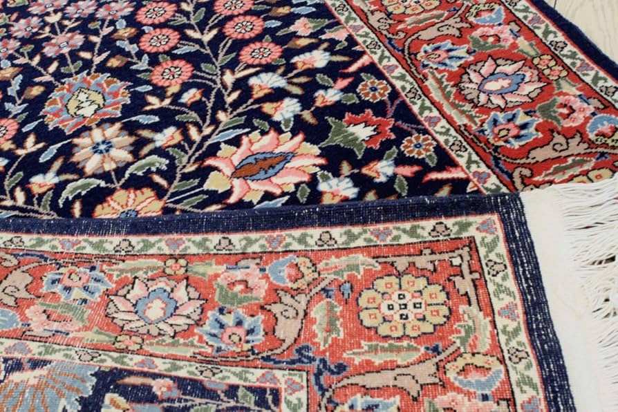 Amazon | トルコ製 ウール 手織り絨毯 ラグ 115×78cm アクセント