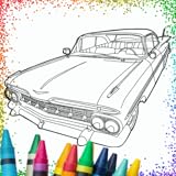Lowrider Coloring Book Glitter