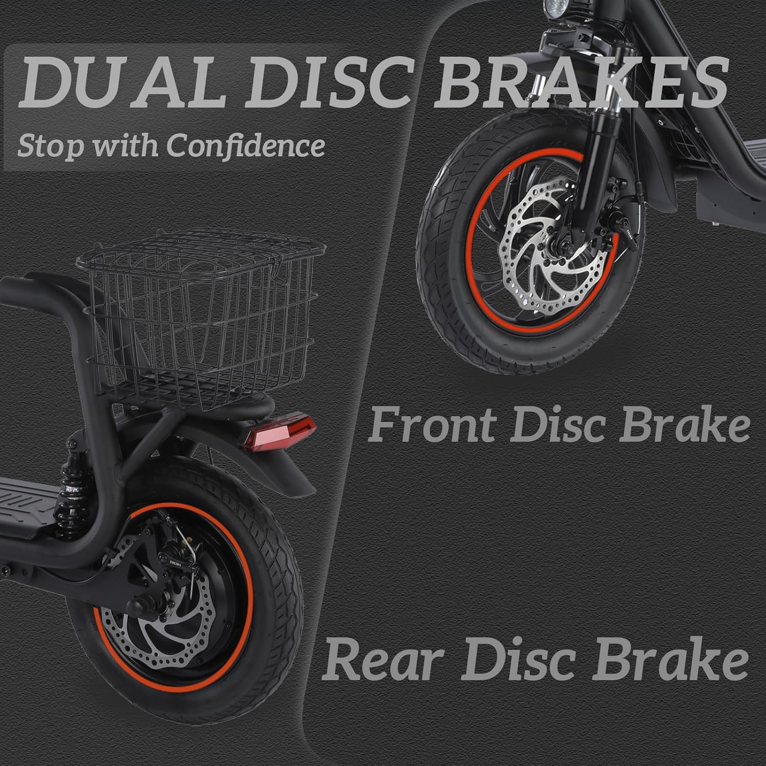 M2 Electric Scooter for Adults with Seat - 7075 Aerospace Aluminum Frame, Foldable E-Scooter with 600W Motor Power, 12-Inch Off-Road Tires with Shock Absorption, 25MPH, 25-Mile Range