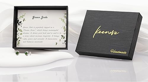 Miniatura 31 de Real Crystal Birthstone Sterling Silver Stud Earrings Jewelry for Women Fashion Trendy Western 925 Antiqued Boho Handmade Best Gift for Her keenove