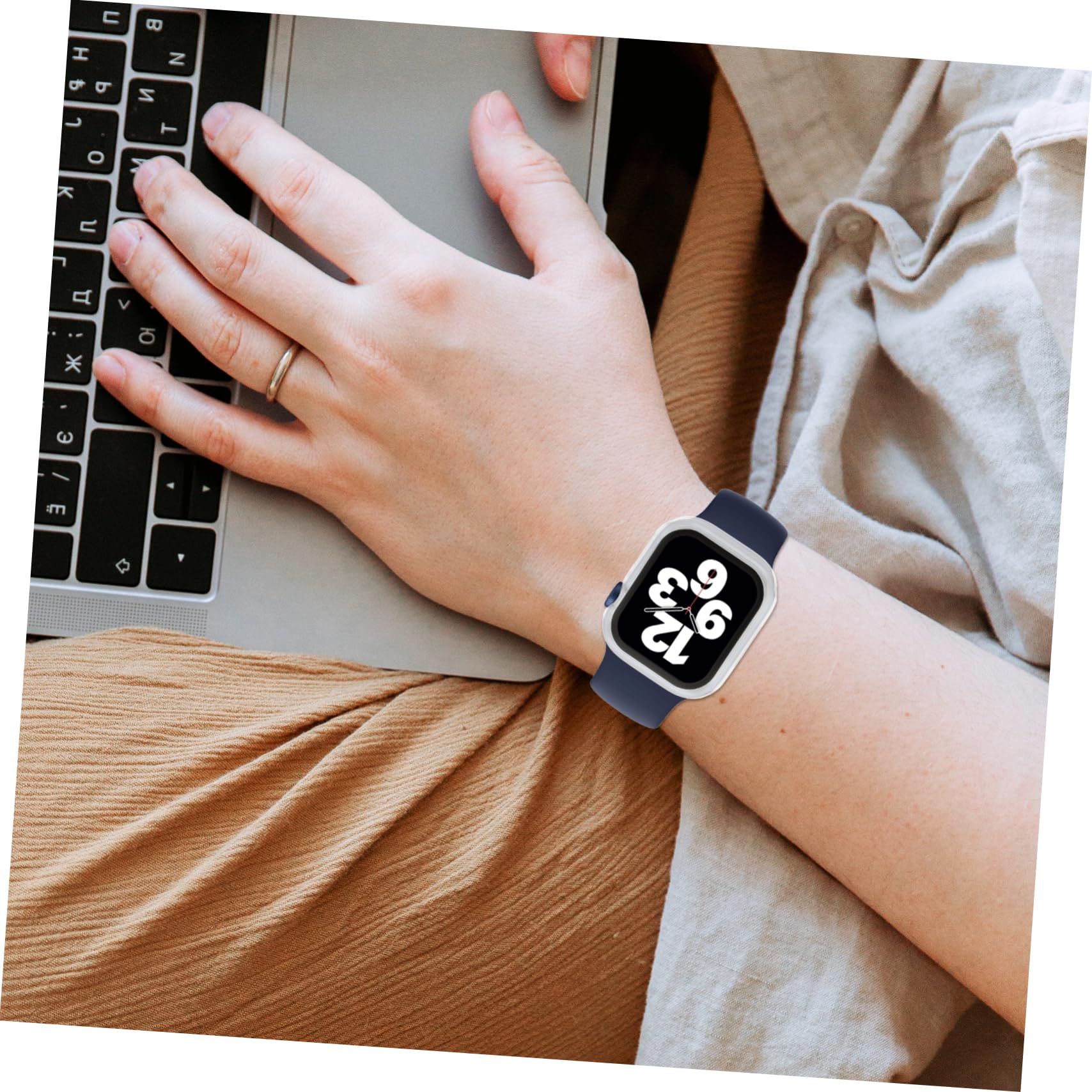 COLLBATH 5pezzi Cover Protettiva Per Watch Custodia Resistente Ai Graffi e Facile Da Installare Accessori Per Uso Quotidiano Trasparente
