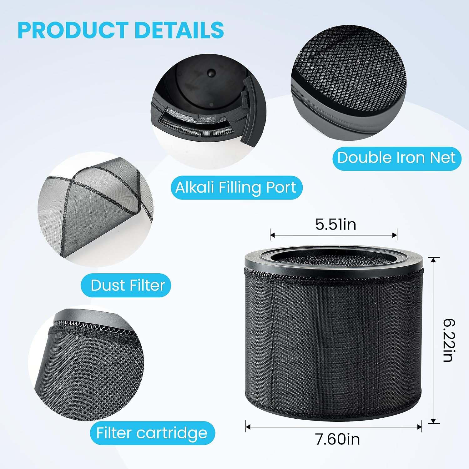 Pet Filter Replacement for An alkali Air Purifier