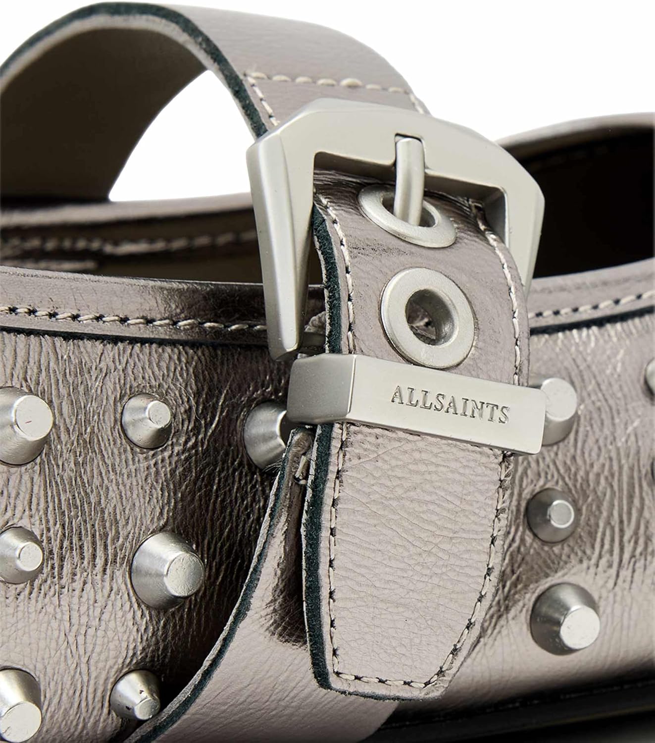 Allsaints Women's Holly Stud Shoe Met