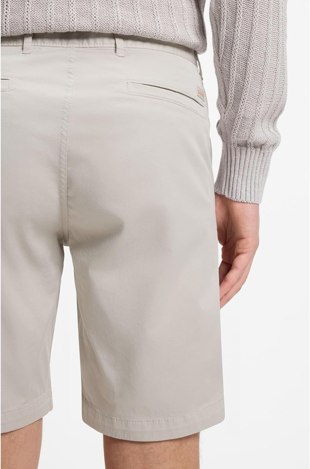 BOSS Men's Slim Fit Cotton Twill Shorts