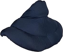 Neck Pillow with Standing Collar in Dark Blue - Neck Pillow Warming Cushion - A Very Comfortable Neck Warmer - Customisable