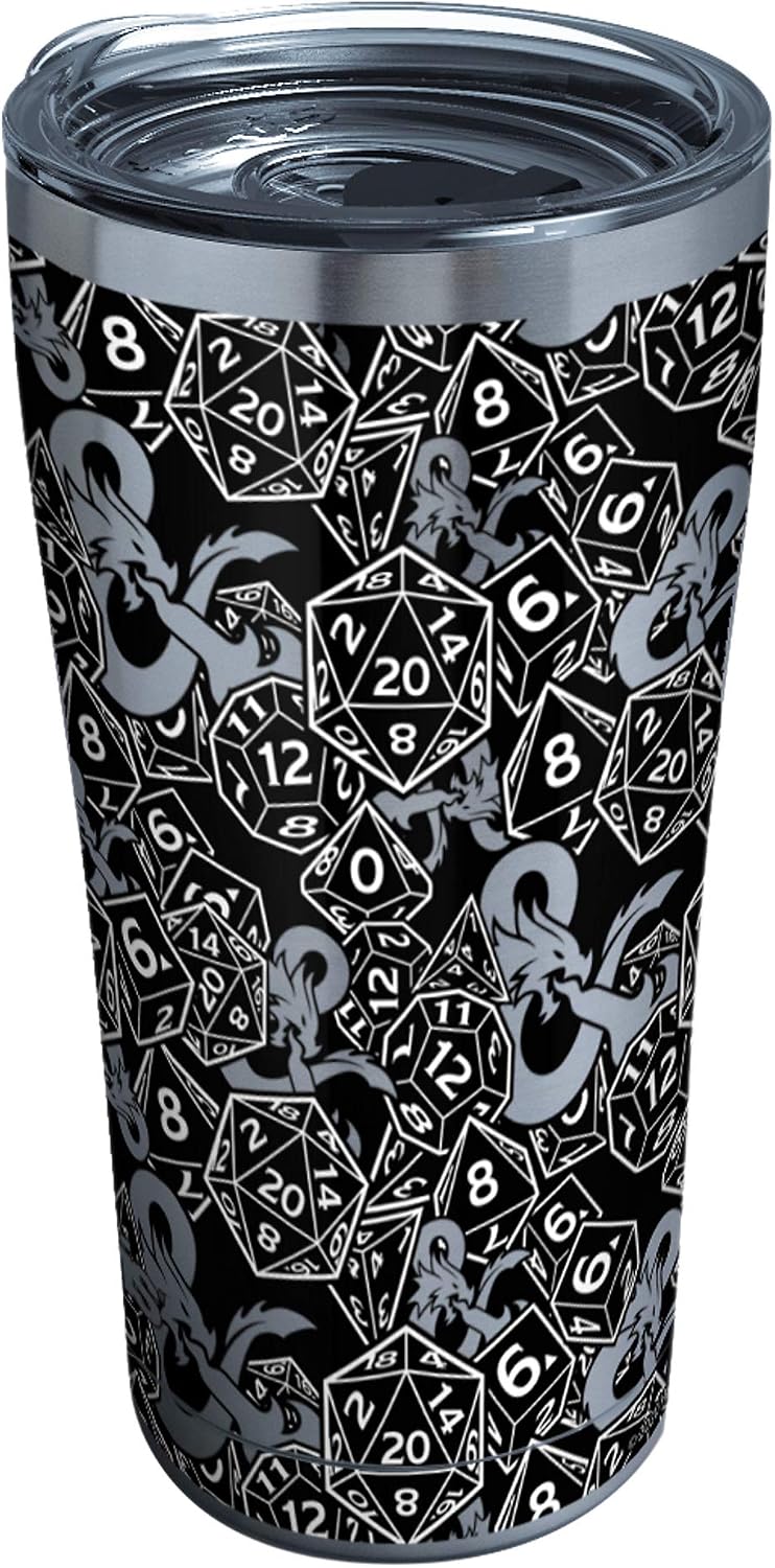 Tervis Triple Walled Dungeons & Dragons™ Insulated Tumbler Cup Keeps Drinks Cold & Hot, 20oz - Stainless Steel, Pattern