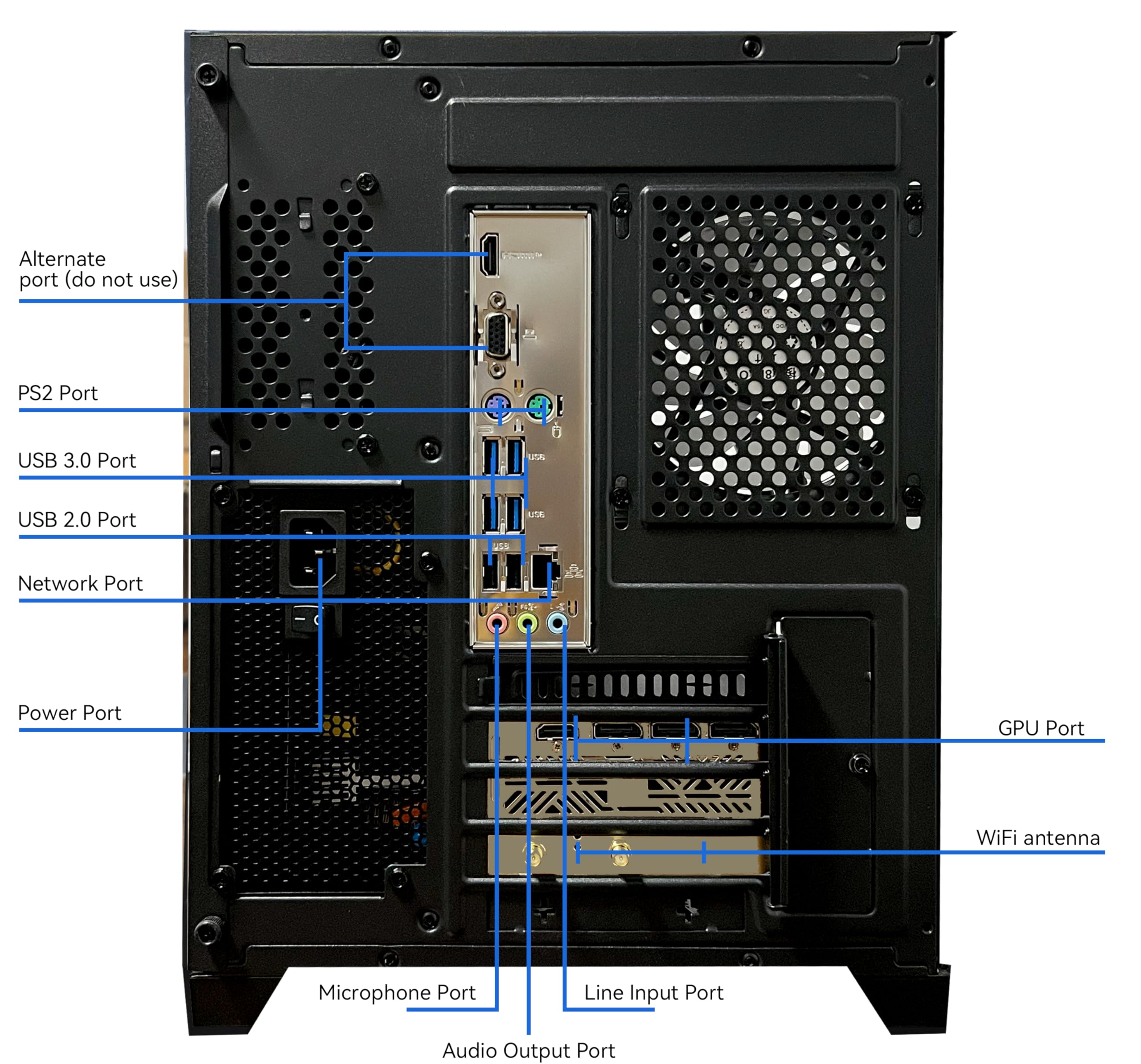 Gaming Desktop Computer PC,AMD Ryzen 5 9600X,RTX5060 8GB,32GB DDR5