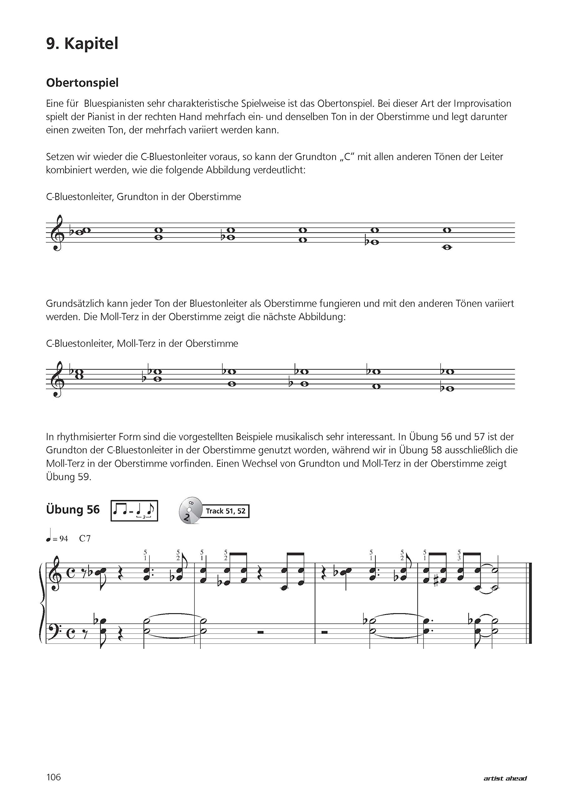 Die außergewöhnliche Schule für Blues-Piano: Der einfachste Weg zur perfekten Blues-Improvisation (inkl. Download). Lehrbuch für Klavier. Klavierschule. Klavierstücke. Klaviernoten. Musiknoten.