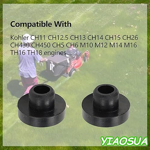 Miniatura 4 de 2 unids 25 313 01-S buje de ojal del tanque de combustible para Cadet MTD Troy Bilt 735-0149 935-0149 104047 46-6560 Cortacésped Tractor de jardín y