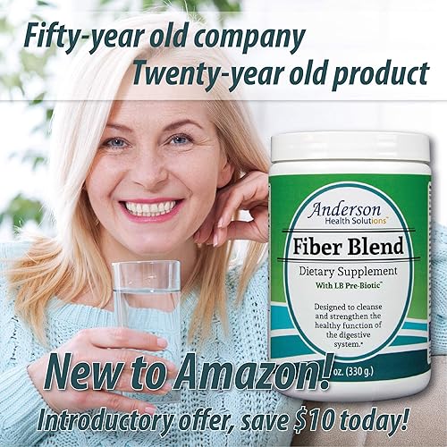 Miniatura 2 de Mezcla de fibra Anderson con prebiótico LB, suplemento de fibra natural de primera calidad, pectina de psyllium y manzana, polvo de fibra, limpieza